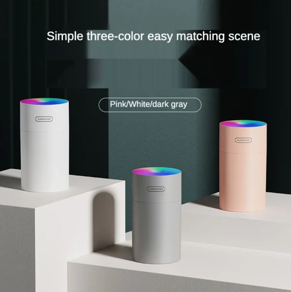 Creative Night Light for Home & Car, Mini Air Purification with Big Spray Function - Image 2