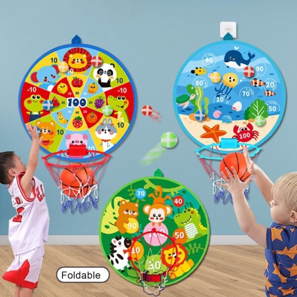Cartoon Pattern Dart Board Set