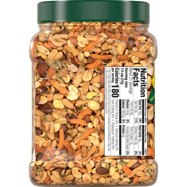 Southern Style Nuts Gourmet Hunter Mix, 23 Ounces, Sesame Sticks, Peanuts, Sunflower Kernels, Almonds, Cashews, and Pepitas (Pack of 2) - Image 2
