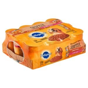 (12 Pack) PEDIGREE Chopped Ground Dinner With Beef & With Chicken