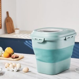 BENTISM Collapsible Dog Food Storage Container